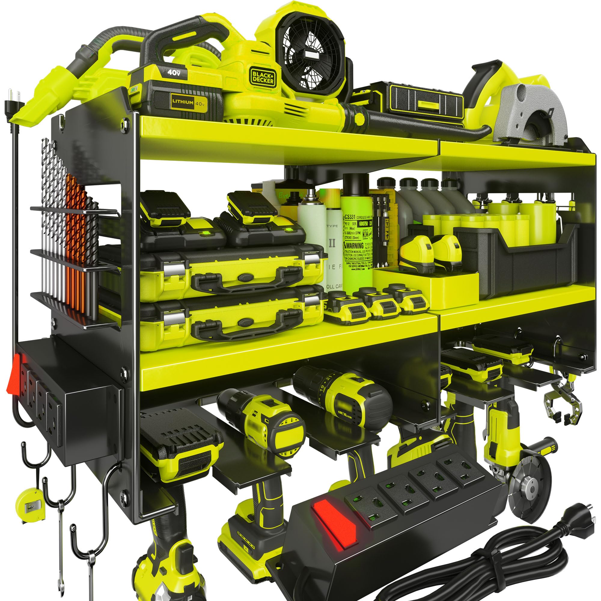 Amazon.com: Spampur Power Tool Organizer, 15 Min Quick Assembly